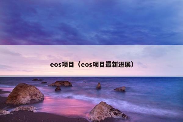 eos项目（eos项目最新进展）